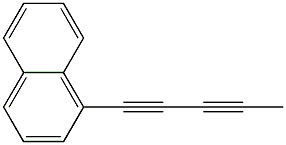 1-(1-Naphthalenyl)-1,3-pentadiyne 结构式