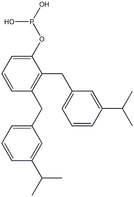 Phosphorous acid di(3-isopropylbenzyl)phenyl ester 结构式