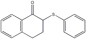 2-(Phenylthio)-3,4-dihydronaphthalene-1(2H)-one 结构式