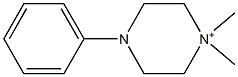4-Phenyl-1,1-dimethylpiperazinium 结构式