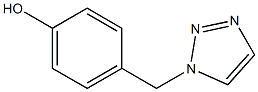 4-[(1H-1,2,3-Triazol-1-yl)methyl]phenol 结构式