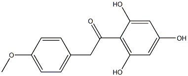 2,4,6-Trihydroxy-4'-methoxydeoxybenzoin 结构式