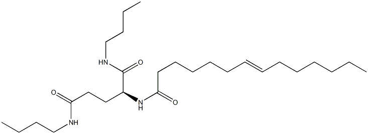 N2-(7-Tetradecenoyl)-N1,N5-dibutylglutaminamide 结构式