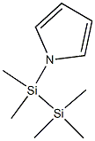 1-(Pentamethyldisilanyl)-1H-pyrrole 结构式