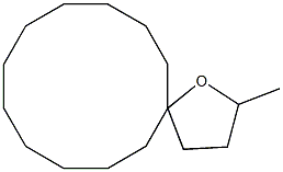 2-Methyl-1-oxaspiro[4.11]hexadecane 结构式