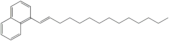 1-(1-Tetradecenyl)naphthalene 结构式