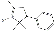 2,5,5-Trimethyl-4-phenyl-1-pyrroline 1-oxide 结构式