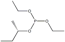 (+)-Phosphorous acid [(S)-sec-butyl]diethyl ester 结构式