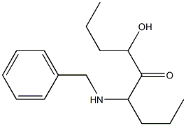 6-(Benzylamino)-4-hydroxy-5-nonanone 结构式