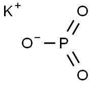 Potassium monohydrogen hypophosphate 结构式