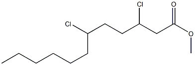 3,6-Dichlorolauric acid methyl ester 结构式