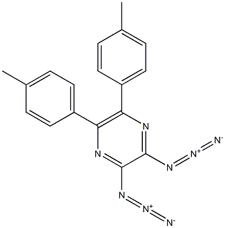 2,3-Diazido-5,6-bis(4-methylphenyl)pyrazine 结构式