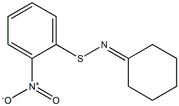 [(2-Nitrophenyl)thioimino]cyclohexane 结构式