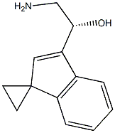 (R)-2-Amino-1-(spiro[cyclopropane-1,1'-[1H]inden]-3'-yl)ethanol 结构式