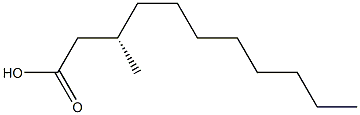 [S,(-)]-3-Methylundecanoic acid 结构式