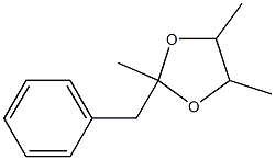 2-Benzyl-2,4,5-trimethyl-1,3-dioxolane 结构式