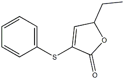 5-Ethyl-3-(phenylthio)-2(5H)-furanone 结构式