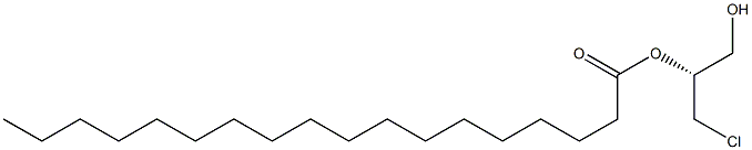 [R,(+)]-3-Chloro-1,2-propanediol 2-stearate 结构式