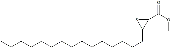 2,3-Epithiostearic acid methyl ester 结构式
