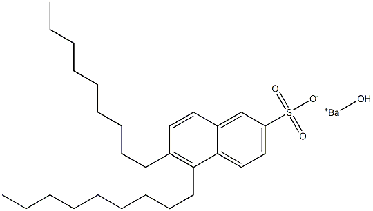 5,6-Dinonyl-2-naphthalenesulfonic acid hydroxybarium salt 结构式