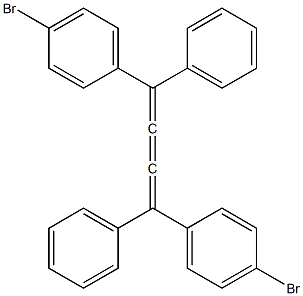 1,4-Bis(4-bromophenyl)-1,4-diphenylbutane-1,2,3-triene 结构式