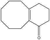 1,2,3,4,5,6,7,8,9,10-Decahydrobenzocyclooctene-1-one 结构式