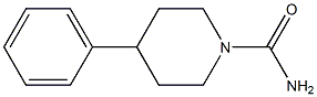 4-Phenyl-1-piperidinecarboxamide 结构式