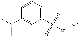 m-Dimethylaminobenzenesulfonic acid sodium salt 结构式