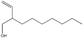 2-Vinyl-1-nonanol 结构式