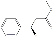 [R,(+)]-3-Methoxy-3-phenylpropionic acid methyl ester 结构式