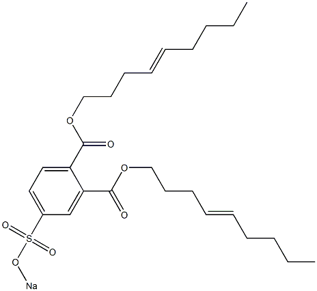 4-(Sodiosulfo)phthalic acid di(4-nonenyl) ester 结构式