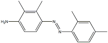 4-(2,4-Xylylazo)-2,3-dimethylbenzenamine 结构式