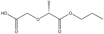(+)-2-Methyl[(R)-oxydiacetic acid 1-ethyl 1'-methyl] ester 结构式