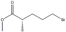 [S,(+)]-5-Bromo-2-methylvaleric acid methyl ester 结构式