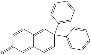 6,6-Diphenylnaphthalen-2(6H)-one 结构式