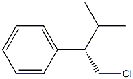(+)-[(S)-1-(Chloromethyl)-2-methylpropyl]benzene 结构式