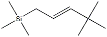 1-(Trimethylsilyl)-4,4-dimethyl-2-pentene 结构式