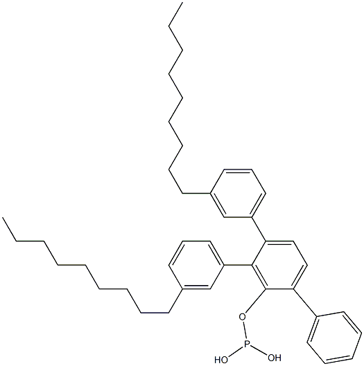 Phosphorous acid bis(3-nonylphenyl)[1,1'-biphenyl]-2-yl ester 结构式