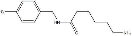 6-Amino-N-(p-chlorobenzyl)hexanamide 结构式