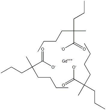 Tris(2-methyl-2-propylhexanoic acid)gadolinium salt 结构式