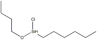 Chloro(butoxy)hexylsilane 结构式