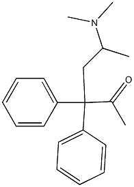5-(Dimethylamino)-3,3-diphenyl-2-hexanone 结构式