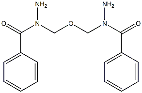 Oxybis(N-benzoylhydrazinomethane) 结构式
