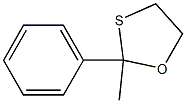 Acetophenone O,S-ethylenethioacetal 结构式