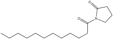 1-Lauroylpyrrolidine-2-one 结构式