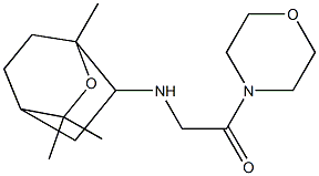 4-[N-(1,8-Epoxy-p-menthan-2-yl)glycyl]morpholine 结构式