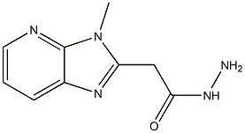 3-Methyl-3H-imidazo[4,5-b]pyridine-2-acetohydrazide 结构式