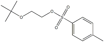 4-Methylbenzenesulfonic acid 2-tert-butoxyethyl ester 结构式