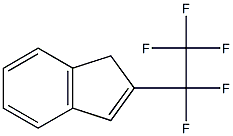 2-(Pentafluoroethyl)-1H-indene 结构式