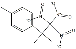 1-(1,1-Dimethyl-2,2,2-trinitroethyl)-4-methylbenzene 结构式